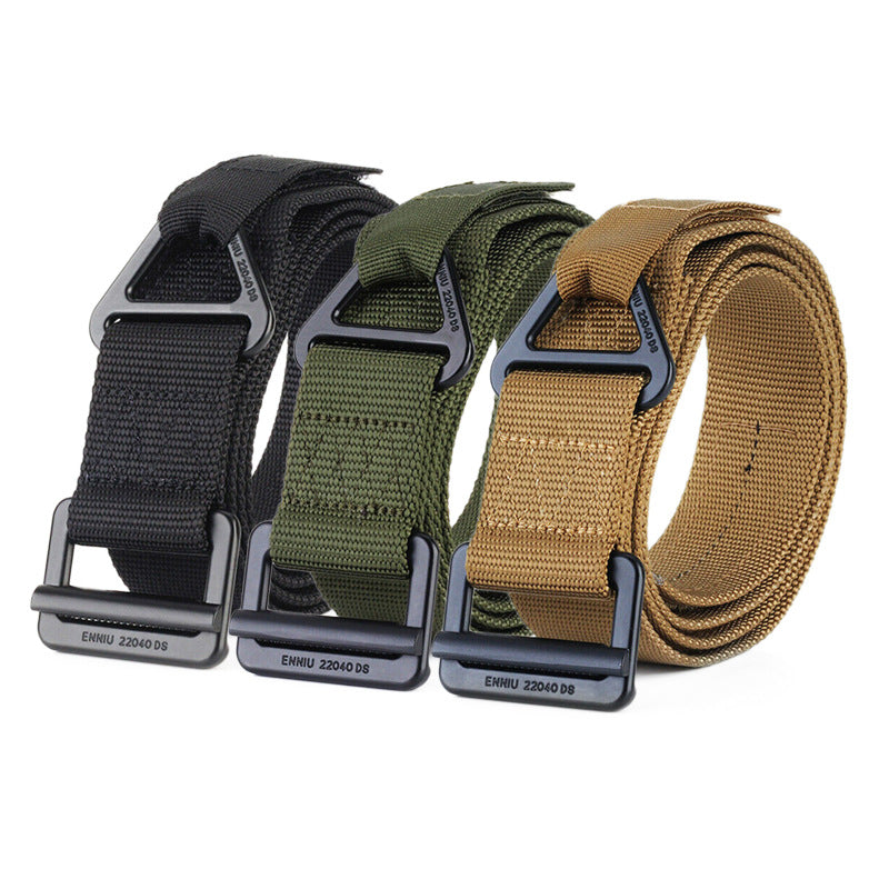 CBD Outdoor Combat Tactical Belt cqb Sagging Rescue Belt Recreational sports climbing men's and women's imitation nylon belt