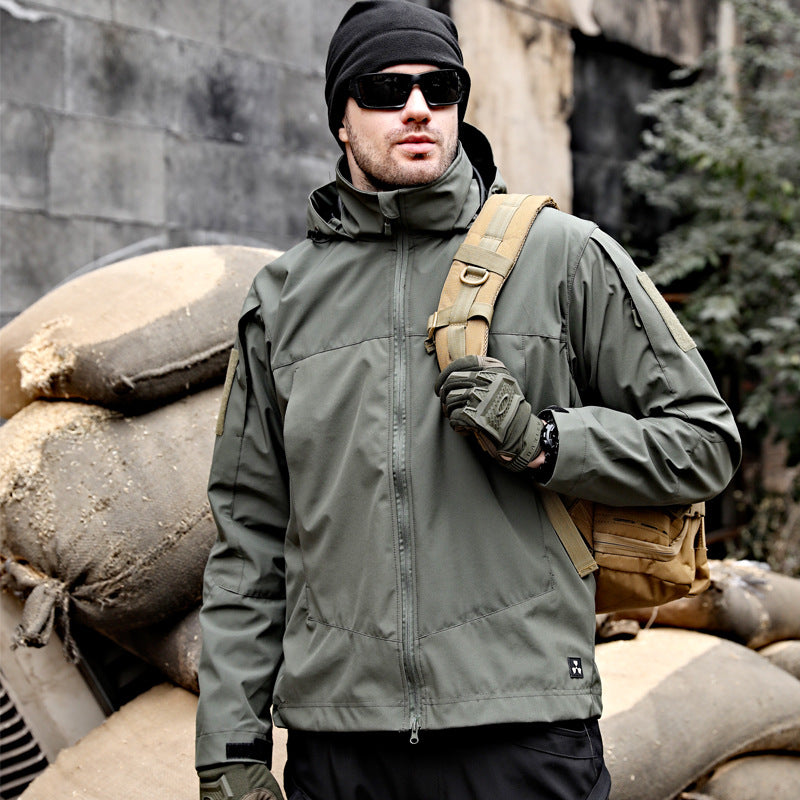 Consul lightweight tactical jacket outdoor soft-shell storm jacket Spring and autumn mountaineering jacket Army fan jacket