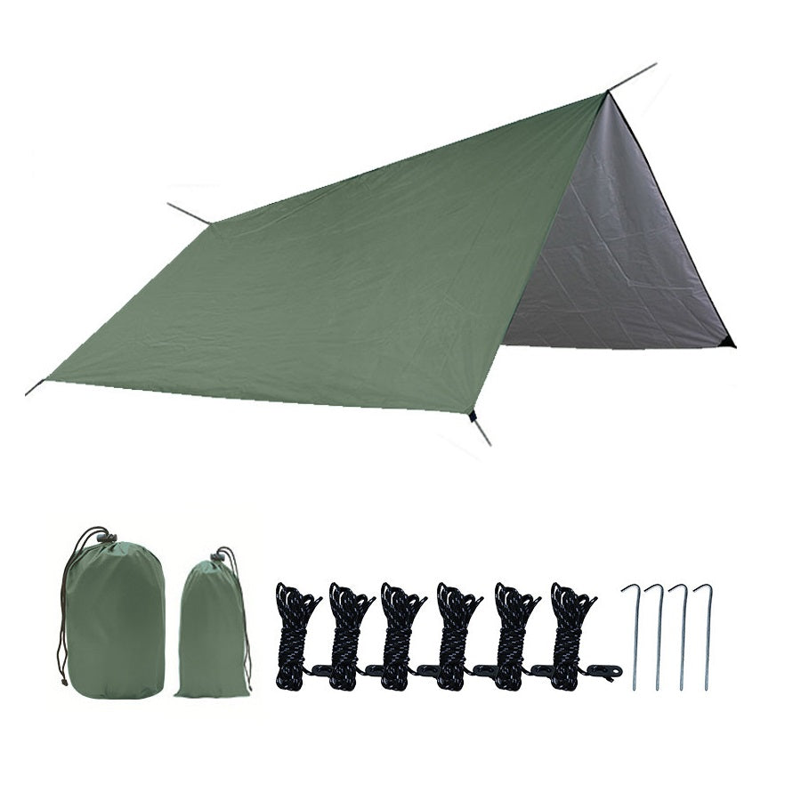 Outdoor camping tent Silver-coated vinyl sunblock and rainproof shade pergola  picnic camping tent