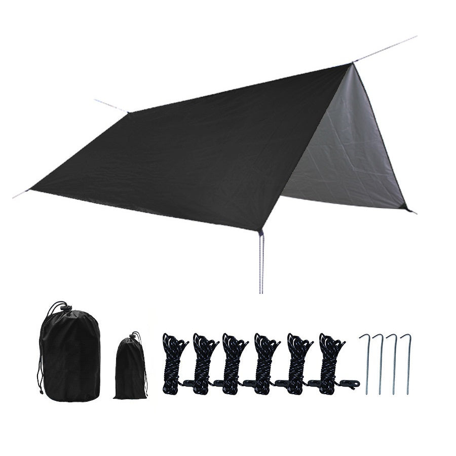 Outdoor camping tent Silver-coated vinyl sunblock and rainproof shade pergola  picnic camping tent