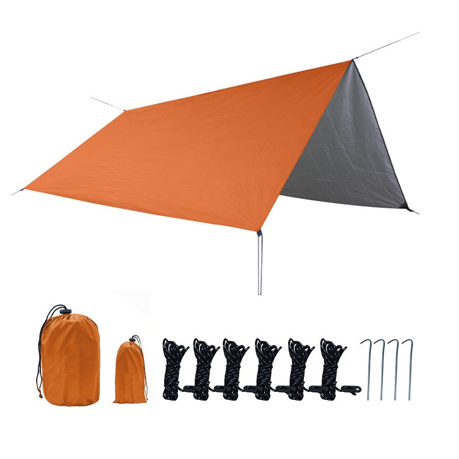 Outdoor camping tent Silver-coated vinyl sunblock and rainproof shade pergola  picnic camping tent