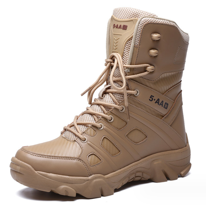 5.AA Combat Boots Military Men‘s Camping Special Forces Training Boots Outdoor Hiking Boots Desert Boots