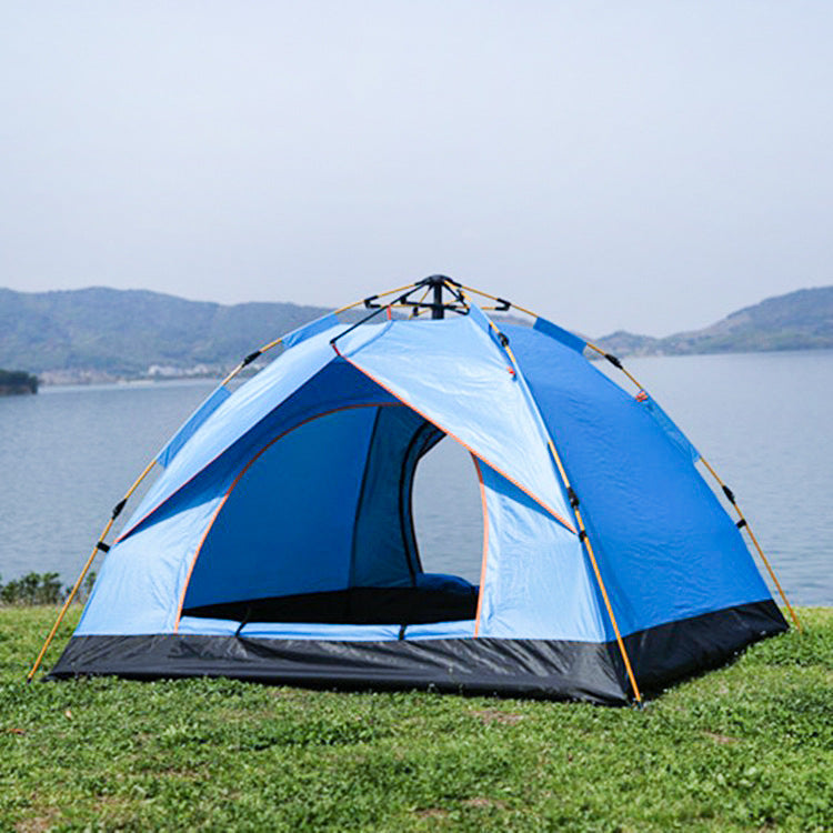 Fully automatic folding tent outdoor fake double sunscreen camping