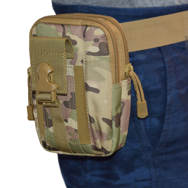 Tactical Fanny Pack Army Fans Outdoor Sport Running Mobile Phone Waterproof Multifunctional Waist Bag