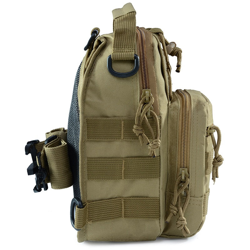 Outdoor Riding Camouflage Field Sport Small Chest Hanging Bag Shoulder Diagonal Cross tactical Chest Bag