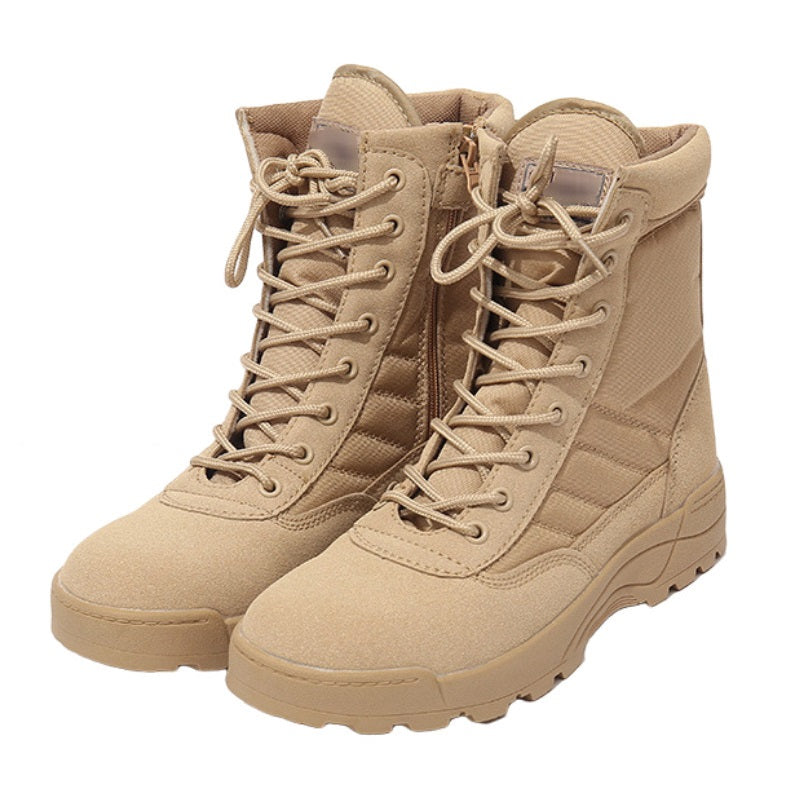 Tactical Boots Breathable High-top Boots Outdoor Men's Desert Combat Tactical Mountaineering Boots