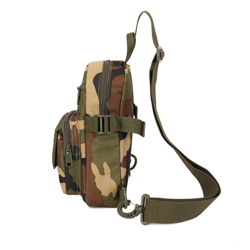 Camouflage Tactics Men's Outdoor Chest Bag Shoulder Bag Sport Chest bag