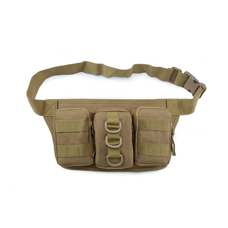 Camouflage Triple Fanny Pack Tactical Sports Outdoor Multifunctional Men's Waist Bag