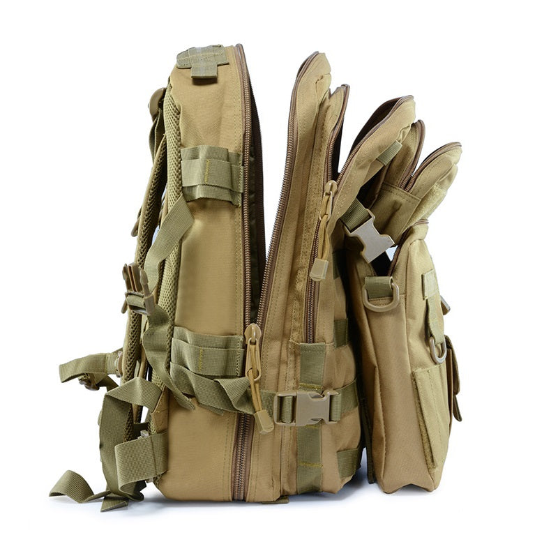 Outdoor Tactical Military Fan Detachable Combination Hiking Backpack