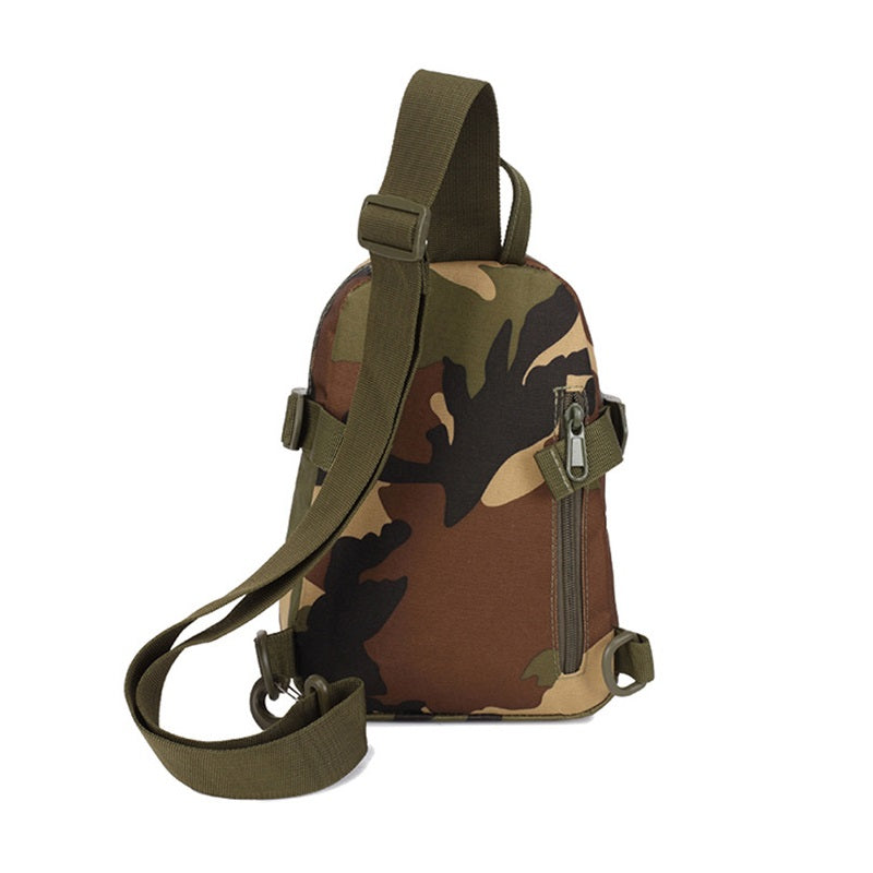 Camouflage Tactics Men's Outdoor Chest Bag Shoulder Bag Sport Chest bag