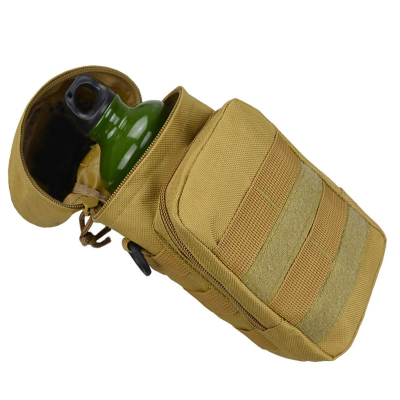 Outdoor Sports Water Bottle Bag Molle System Tactical External Drink Bag