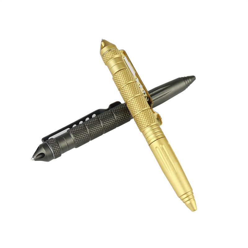 Tungsten Steel Head Tactical Defense Pen EDC Multi-functional Defense Pen Outdoor Window Breaking Cone Survival Pen