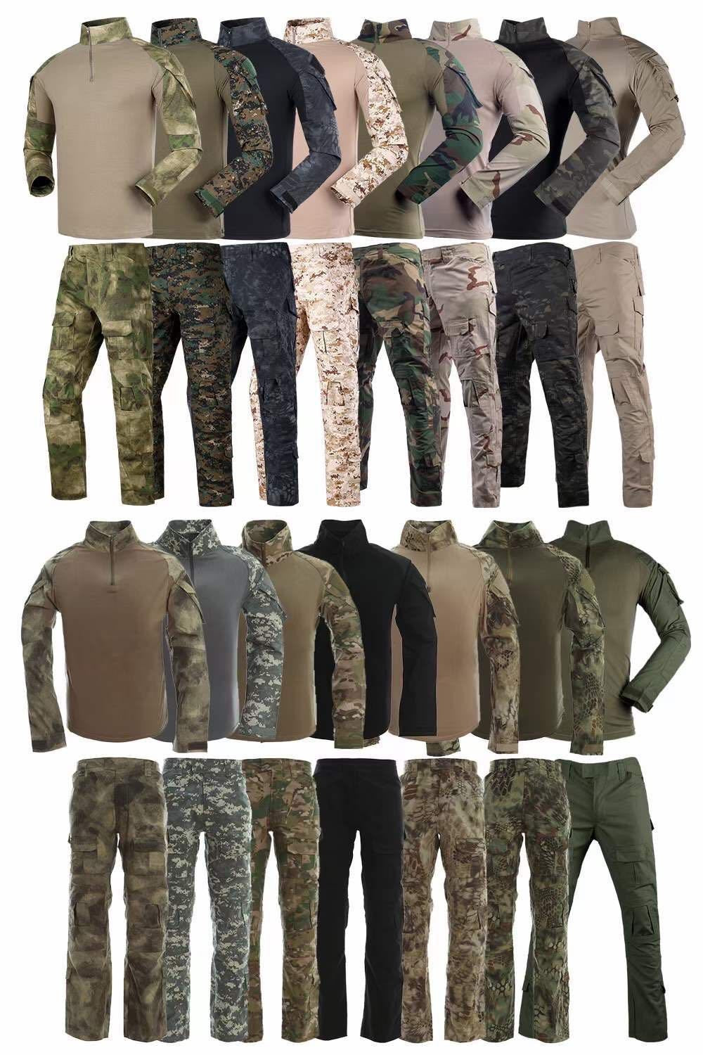 Tight-fitting Knitted Frog Uniform Student Military Training Camouflage Instructor Suits