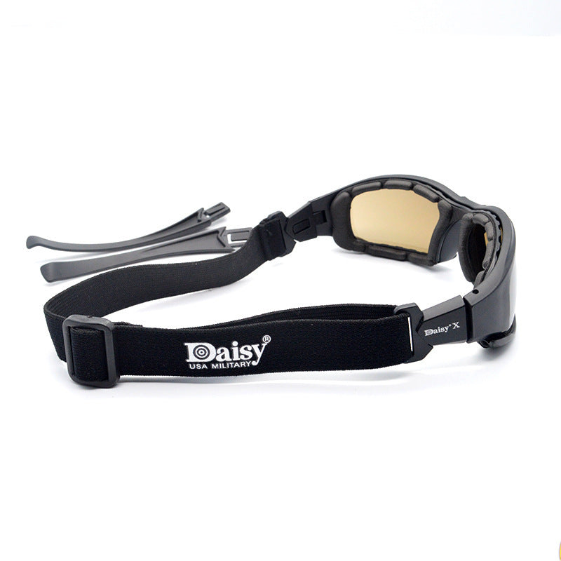 American Daisy X7 Goggles Tactical Sunglasses Shooting Motorcycle Goggles