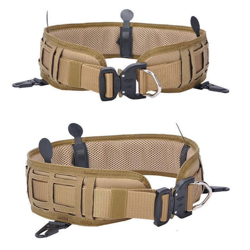 Outdoor Multifunctional Tactical Waist Seal Laser Cut Molle Waterproof Ultra Wide Waist Seal Belt