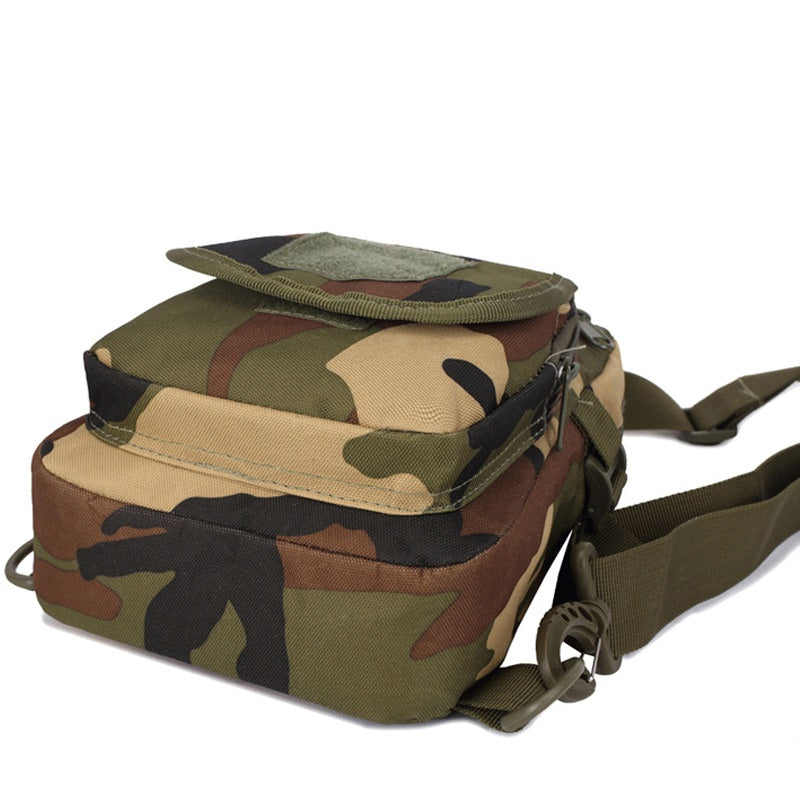 Camouflage Tactics Men's Outdoor Chest Bag Shoulder Bag Sport Chest bag