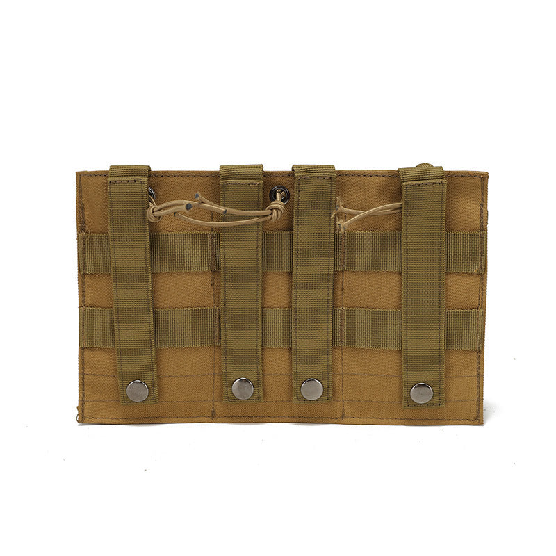 Tactical Triple Magazine Pouch Field Vest Molle Accessory Bag AK M4 Storage Bag Intercom bag