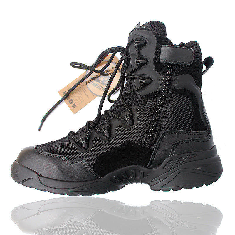 Men's Spring and Autumn Outdoor Mountaineering Boots Desert Tactical Combat Boots