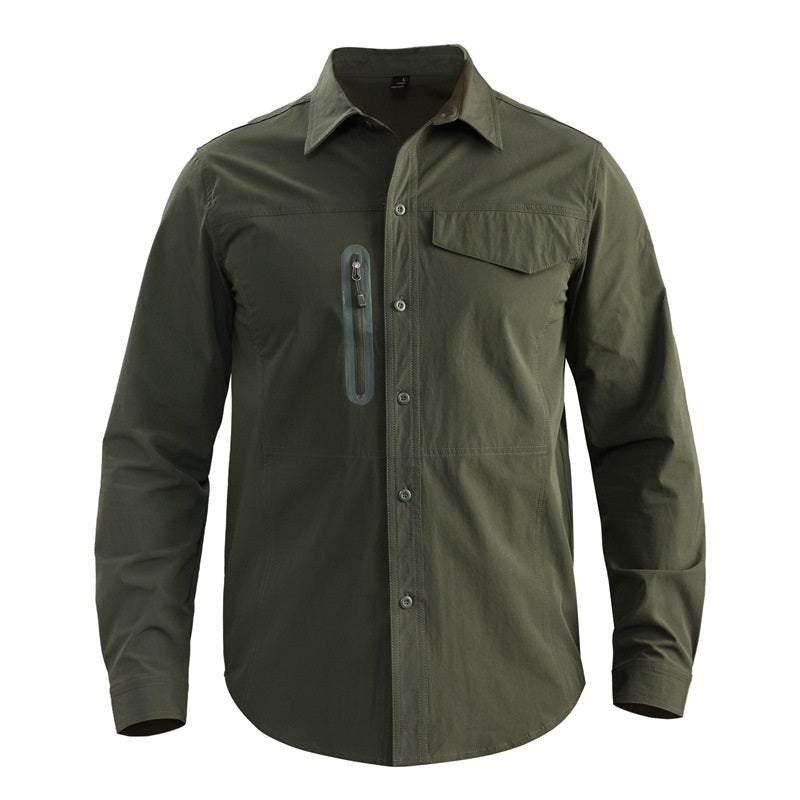 Tactical Outdoor Shirt Quick-drying Stretch Shirt Army Fans Combat Sporting Coat