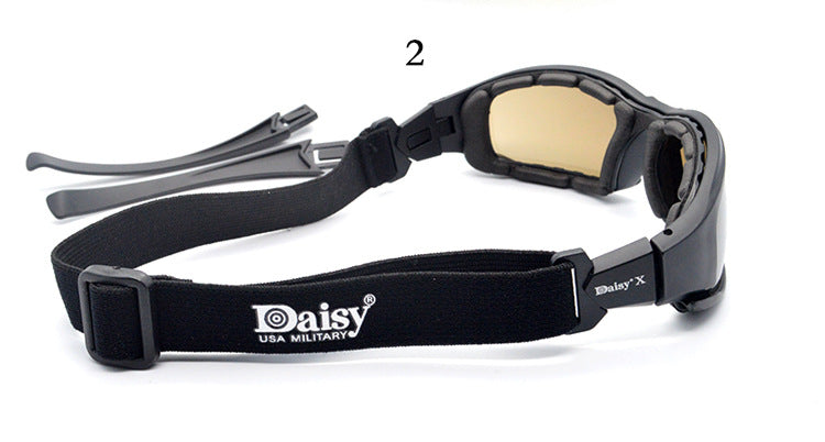 American Daisy X7 Goggles Tactical Sunglasses Shooting Motorcycle Goggles