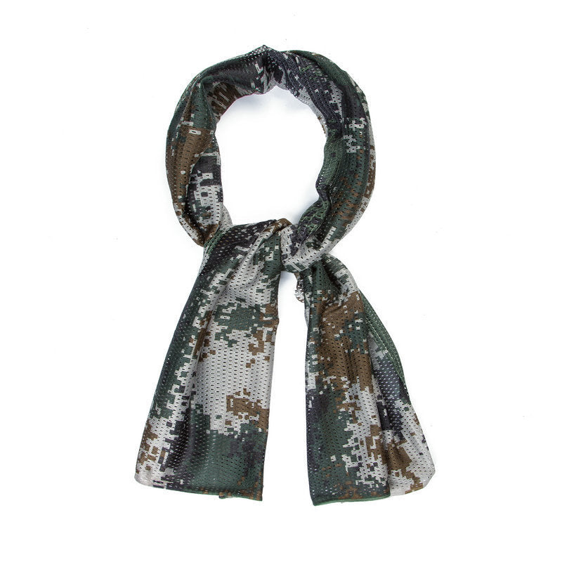 Small Square Scarf Outdoor Camouflage Jungle Camouflage Army Special Forces Scarf