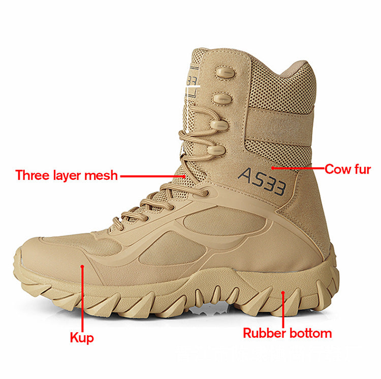 Breathable Tactical Boots Special Forces Outdoor Wear Resistant Training Combat Boots Military Boots