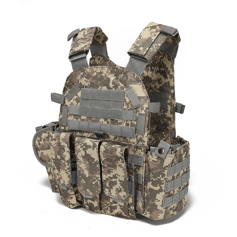 Combined Outdoor Tactical Multi-functional MOLLE Extended Convenient Military Training Combat Vest