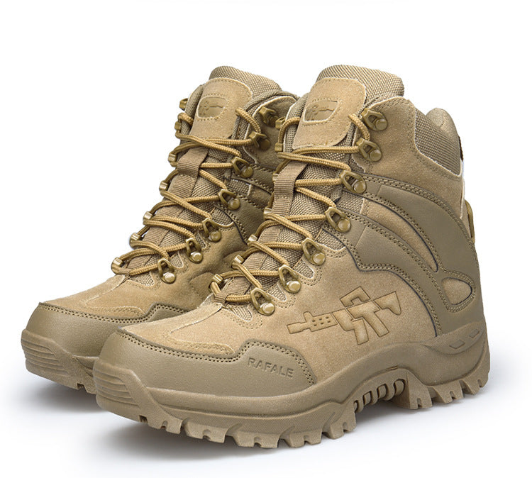 New Outdoor Tactical Boots Desert Men's Warm Snow Boots Hiking Boots