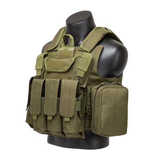 Tactical Steel Wire Eight-piece Multi-function Vest Training Protective Combat Vest