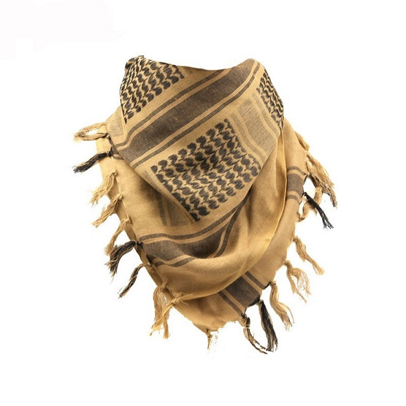 Arab Square Scarf Tactical Scarf Outdoor Scarf Military Fans Filed Combat Scarf