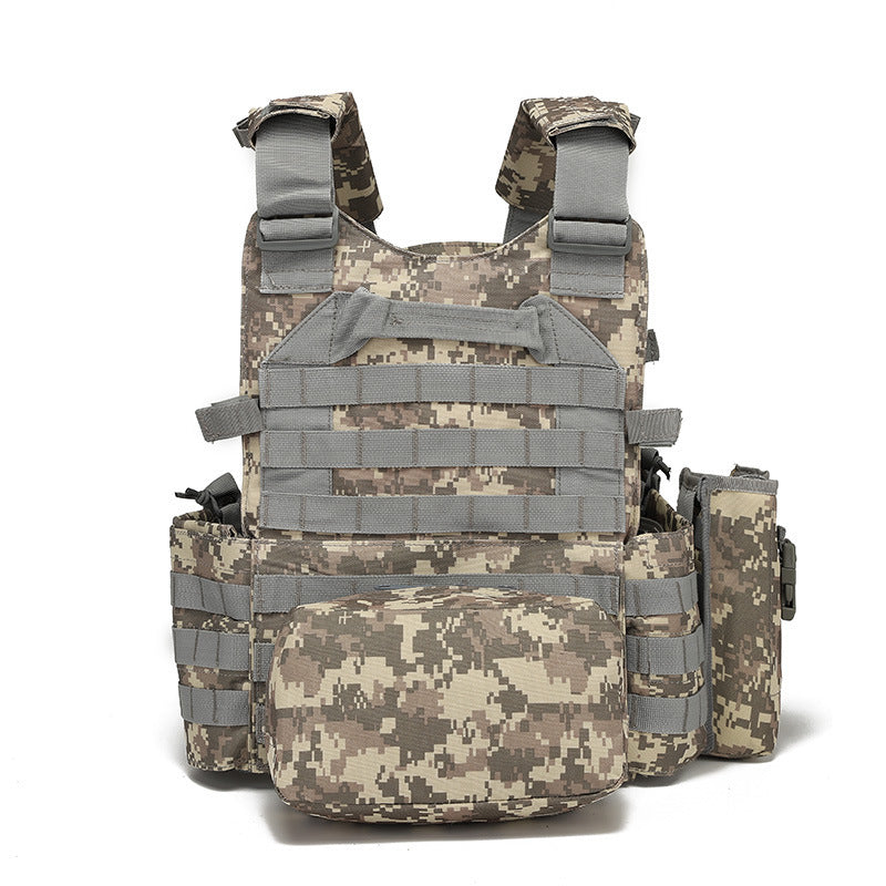 Combined Outdoor Tactical Multi-functional MOLLE Extended Convenient Military Training Combat Vest