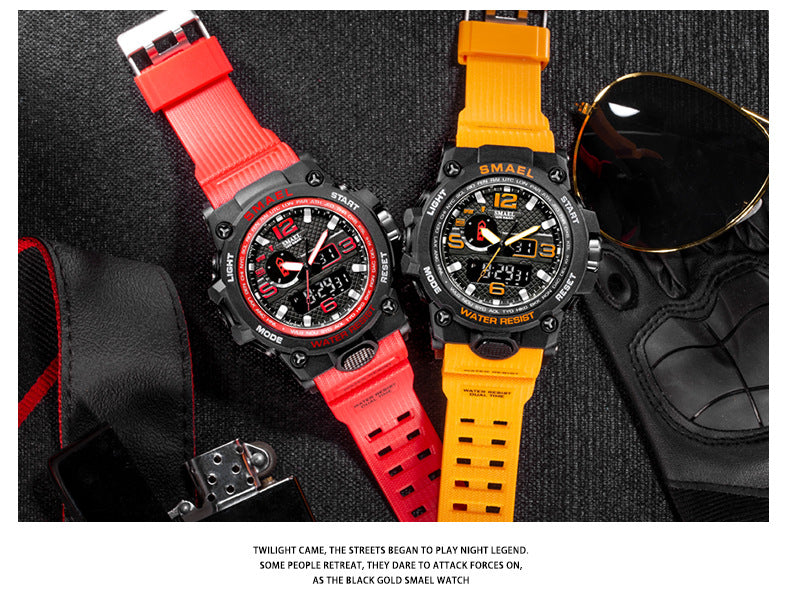 Outdoor Sports Multi-functional Electronic Watches Popular Men's Waterproof Watches