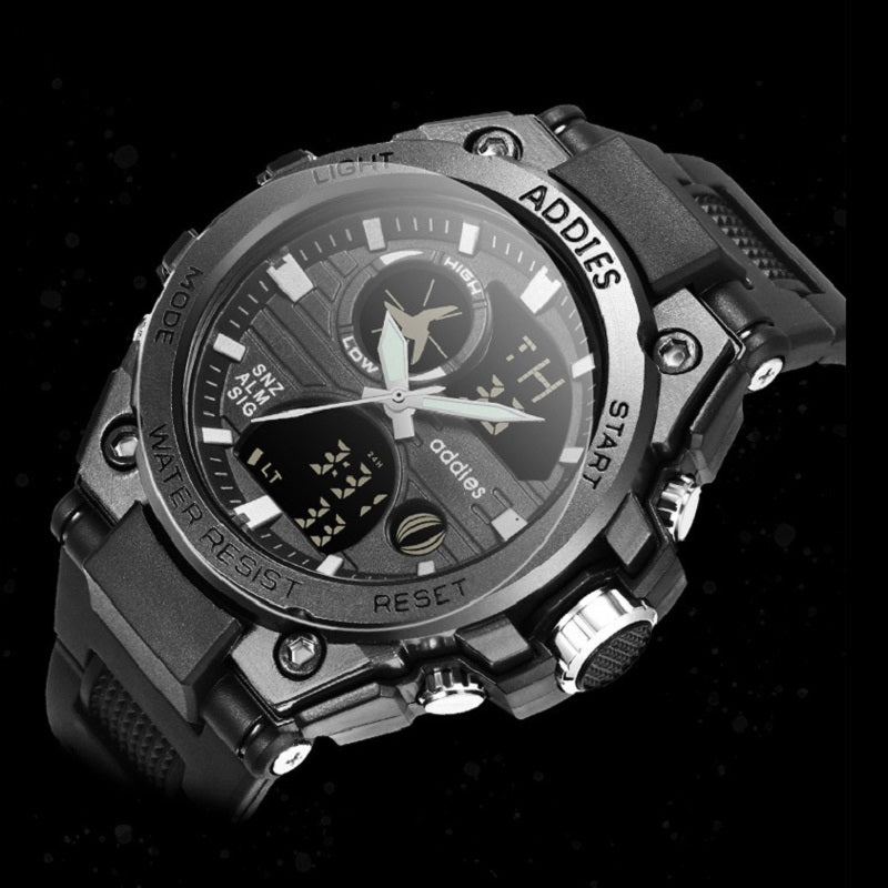 New Waterproof Luminous Student Multi-function Watch Outdoor Sports LED Electronic Watch