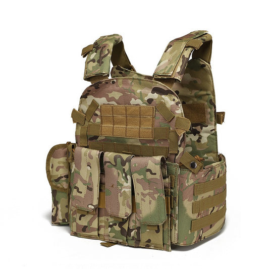 Combined Outdoor Tactical Multi-functional MOLLE Extended Convenient Military Training Combat Vest