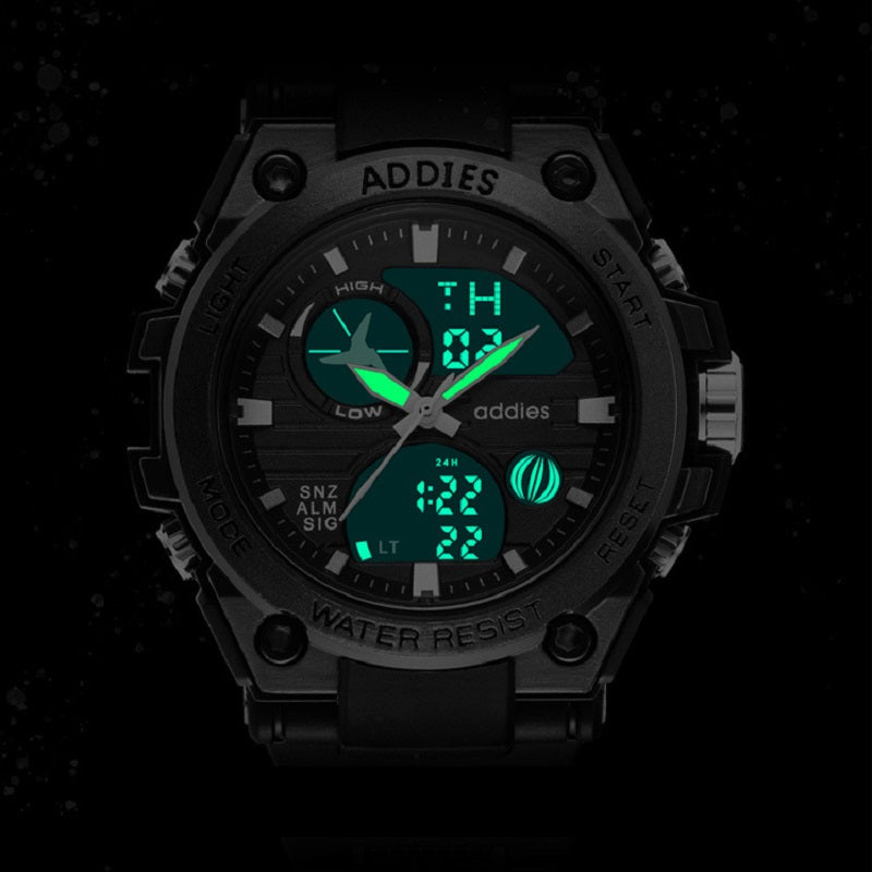 New Waterproof Luminous Student Multi-function Watch Outdoor Sports LED Electronic Watch