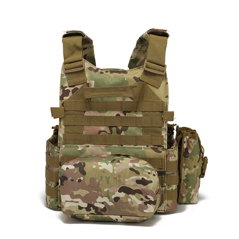 Combined Outdoor Tactical Multi-functional MOLLE Extended Convenient Military Training Combat Vest