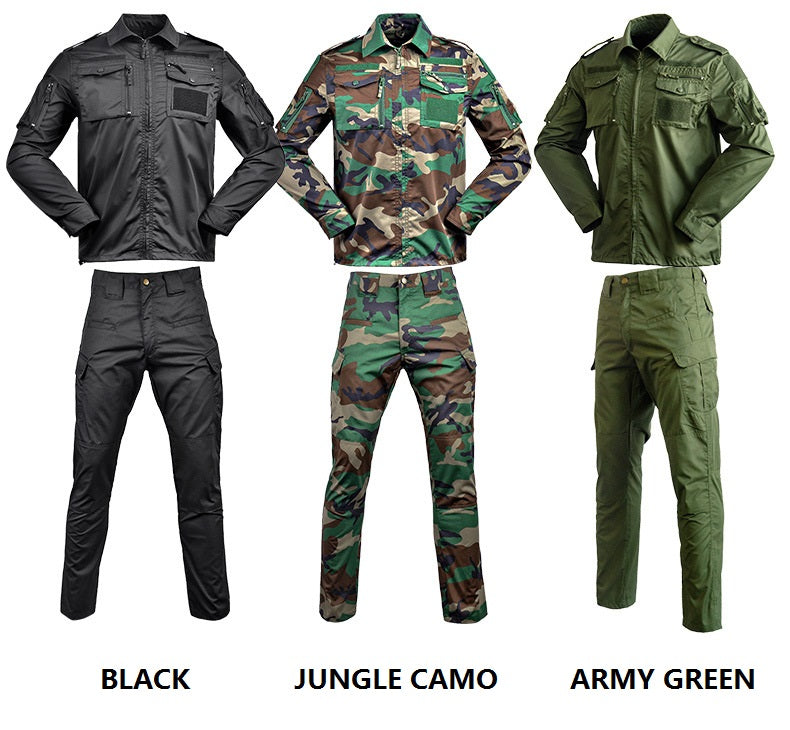 Outdoor Camouflage Tactical Suit Instructor's Uniform Male Field Long Sleeve Suit