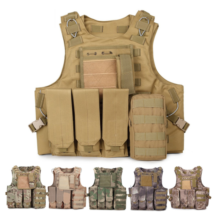 Amphibious Tactical Vest CS Field Camouflage Outdoor Combat Vest