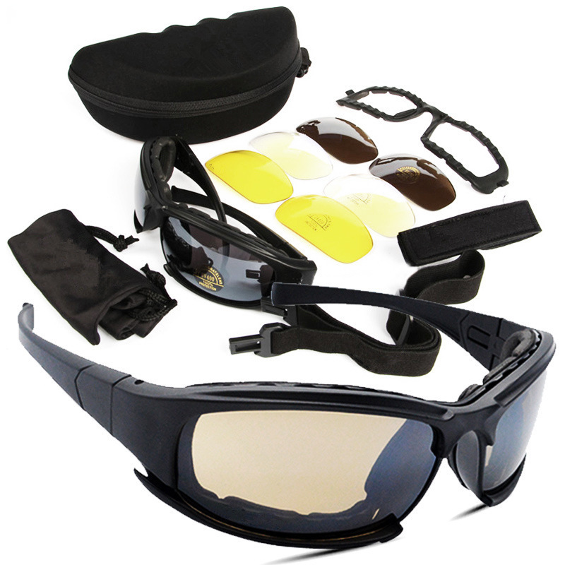 American Daisy X7 Goggles Tactical Sunglasses Shooting Motorcycle Goggles