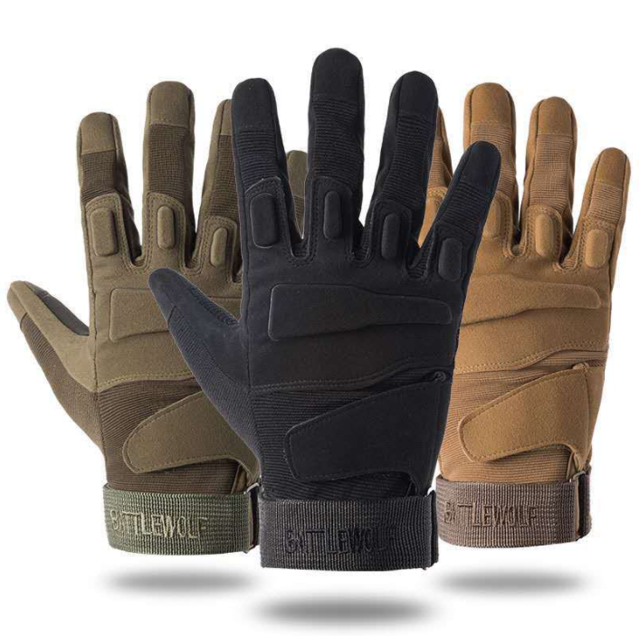 Outdoor Tactical Gloves Field Army Fan CS Show Full Finger Gloves Fitness Cycling Sports Gloves