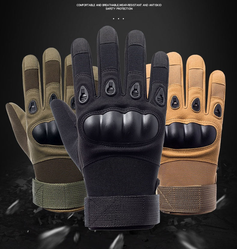 Tactical Outdoor Full-finger Protective Sports Training Army Fan Special Forces Riding Gloves