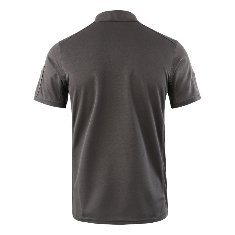 ESDY Outdoor POLO Quick Dry Short Sleeve Training Men's T-shirt