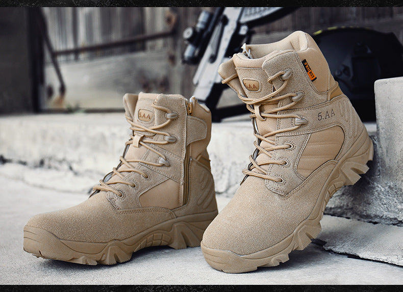 5.AA Combat Boots Man Desert Boots Mountaineering Boots Tactical Field Boots