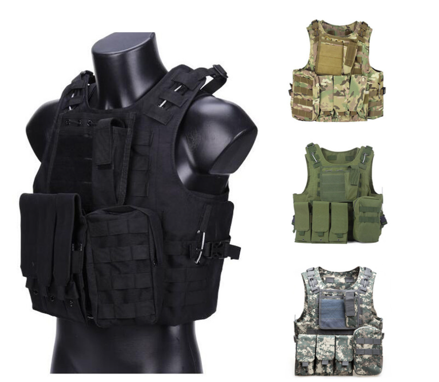 Tactical Wire Vest Camouflage Versatile Amphibious Outdoor Field Combat Vest