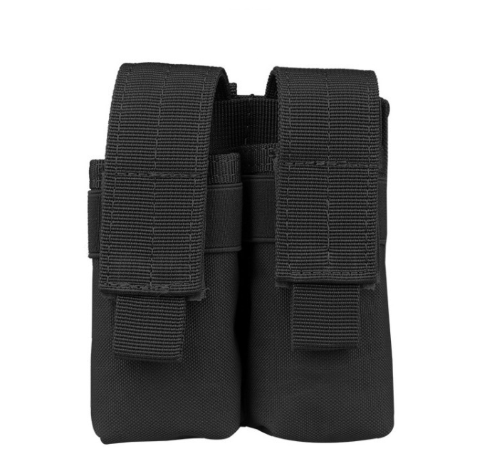 Outdoor Tactical  Single Double Magazine Pouch Flashlight Bag