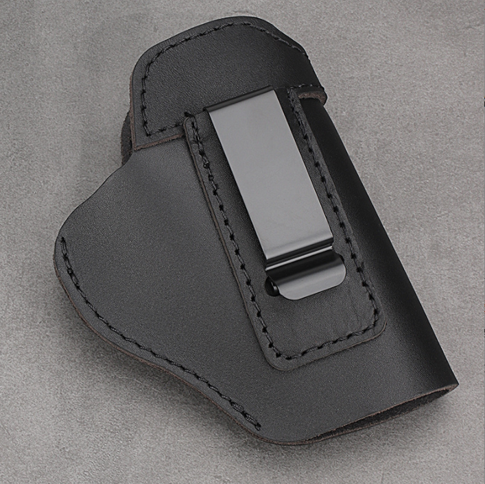 Outdoor Tactical Leather Gun Holster Fit for Glock 17 IWB Concealed Carry Stealth Quick Draw Holster