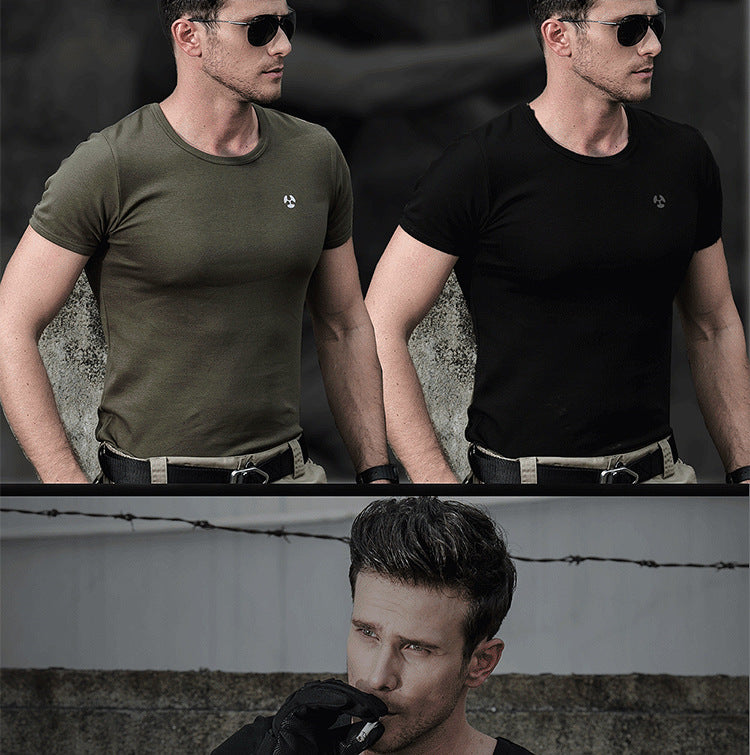 Outdoor Special Forces Tactical Stretch T-shirt Summer Training Quick-drying T-shirt Man