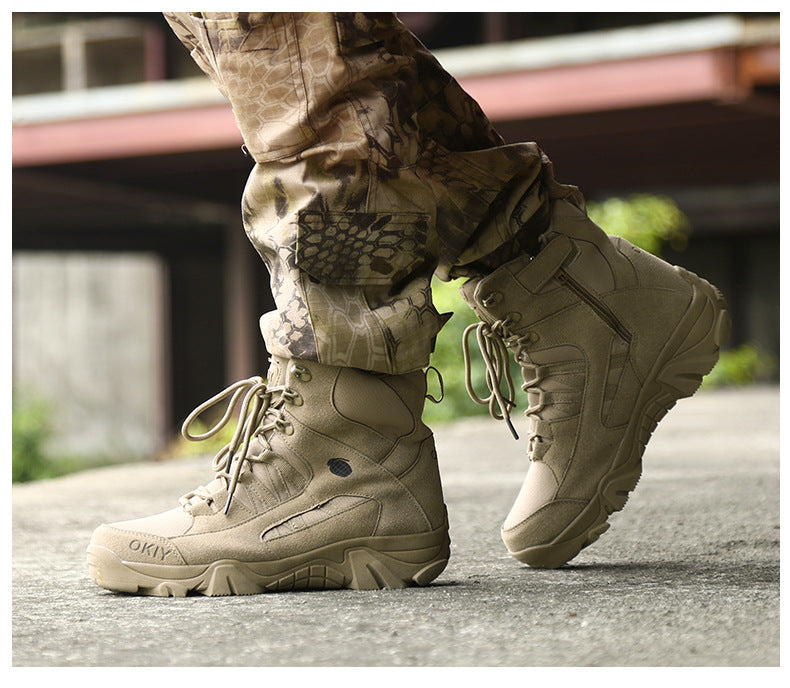 Military Boots Special Forces Hiking Boots Outdoor Waterproof Desert Boots Tactical Boots