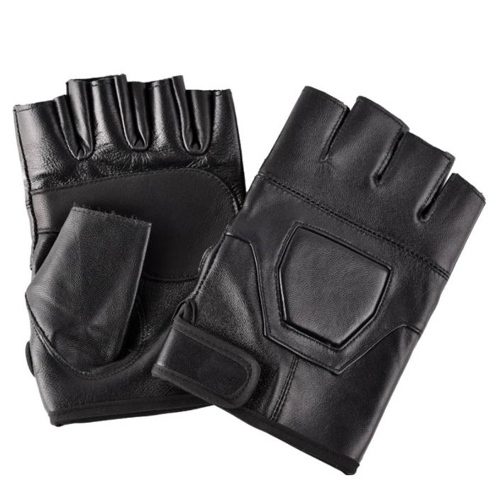 Goatskin Cycling Gloves Half Finger Gloves Outdoor Protective Gloves