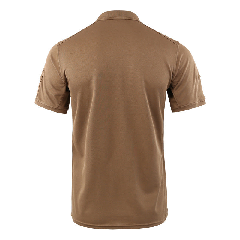 ESDY Outdoor POLO Quick Dry Short Sleeve Training Men's T-shirt